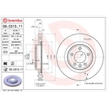Brembo Prime Line UV Coated Vented Brake Disc (09.C515.11) Fits: Land Rover
