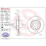 Brembo Prime Line UV Coated Vented Brake Disc (09.C547.11)