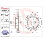 Brembo Xtra Line Vented Brake Disc - Drilled (09.C662.1X)