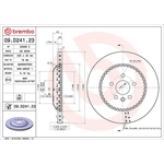 Brembo Prime Line Lightweight Vented Two-Piece Brake Disc (09.D241.23) Fits: Land Rover