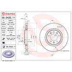Brembo Prime Line UV Coated Vented Brake Disc (09.D420.11)