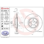 Brembo Prime Line UV Coated Vented Brake Disc (09.D428.11)