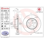 Brembo Prime Line Co-Cast Vented Two-Piece Brake Disc (09.D526.13) Fits: Mercedes