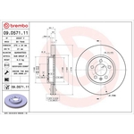 Brembo Prime Line UV Coated Vented Brake Disc (09.D571.11)