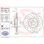 Brembo Xtra Line Vented Brake Disc - Drilled (09.A728.1X)