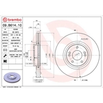 Brembo Prime Line Vented Brake Disc (09.B614.10)