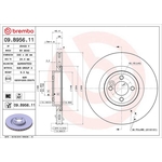 Brembo Prime Line UV Coated Vented Brake Disc (09.B956.11) Fits: Mini