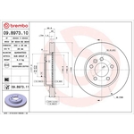 Brembo Prime Line UV Coated Vented Brake Disc (09.B973.11) Fits: Vw