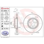 Brembo Prime Line UV Coated Vented Brake Disc (09.D058.11) Fits: Audi