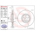 Brembo Prime Line UV Coated Vented Brake Disc (09.D064.21)