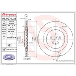 Brembo Prime Line Lightweight Vented Two-Piece Brake Disc (09.D070.23)