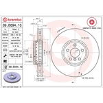 Brembo Prime Line Composite Vented Two-Piece Brake Disc (09.D094.13)
