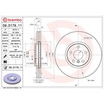 Brembo Prime Line UV Coated Vented Brake Disc (09.D179.11)