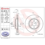 Brembo Prime Line UV Coated Vented Brake Disc (09.D619.11)