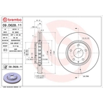 Brembo Prime Line UV Coated Vented Brake Disc (09.D628.11) Fits: Mazda