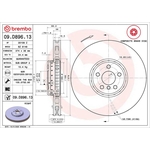 Brembo Prime Line Composite Vented Two-Piece Brake Disc (09.D896.13) Fits: BMW