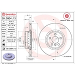 Brembo Prime Line Composite Vented Two-Piece Brake Disc (09.D904.13)