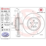 Brembo Prime Line Composite Vented Two-Piece Brake Disc (09.D905.13) Fits: BMW