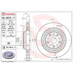 Brembo Prime Line UV Coated Vented Brake Disc (09.D975.11) Fits: Lexus