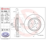 Brembo Prime Line UV Coated Vented Brake Disc (09.D988.11)