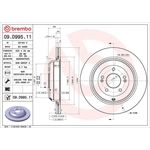 Brembo Prime Line UV Coated Vented Brake Disc (09.D995.11)