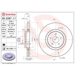 Brembo Prime Line UV Coated Vented Brake Disc (09.E097.11) Fits: Ford