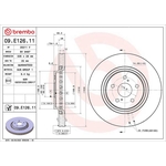 Brembo Prime Line UV Coated Vented Brake Disc (09.E126.11)