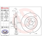 Brembo Prime Line UV Coated Vented Brake Disc (09.N236.21)