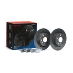 Brembo Beyond Line EV Brake Discs and Pads Kit (KT08012) Fits BMW