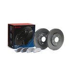 Brembo Beyond Line EV Brake Discs and Pads Kit (KT08018) Fits Nissan