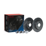 Brembo Beyond Line EV Brake Discs and Pads Kit (KT08030) Fits Nissan
