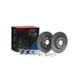 Brembo Beyond Line EV Brake Discs and Pads Kit (KT08033) Fits Renault