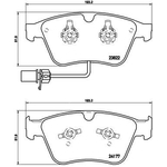BREMBO Brake Pad Set (2 Wheels on 1 Axle) P 05 003 / P05003