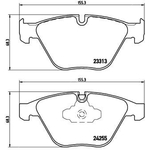 Brembo Xtra Brake Pad Set (P06055X) Fits: BMW Front Axle