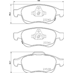 Brembo Prime Brake Pad Set (P23165) Front Axle