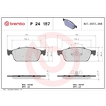 Brembo Prime Brake Pad Set (P24157) Front Axle