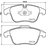 Brembo Prime Brake Pad Set (P36030) Fits: Jaguar Front Axle
