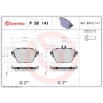 Brembo Prime Brake Pad Set (P50141) Fits: Mercedes Rear Axle