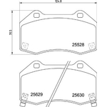 Brembo Prime Brake Pad Set (P59094) Fits: Vauxhall Front Axle