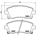 Brembo Xtra Brake Pad Set (P78010X) Front or Rear Axle