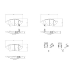 Brembo Prime Brake Pad Set (P83178) Rear Axle