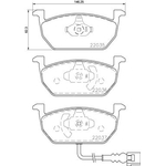 Brembo Xtra Brake Pad Set (P85137X) Front Axle