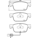 Brembo Prime Brake Pad Set (P85153) Front Axle