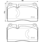 Brembo Prime Brake Pad Set (P85159) Front Axle