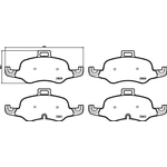 Brembo Prime Brake Pad Set (P85160) Front Axle