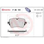 Brembo Prime Brake Pad Set (P85161) Rear Axle