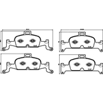 Brembo Prime Brake Pad Set (P85164) Front Axle