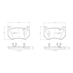 Brembo Prime Brake Pad Set (P85181) Front Axle