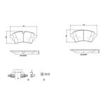 Brembo Prime Brake Pad Set (P85186) Fits: Audi Rear Axle