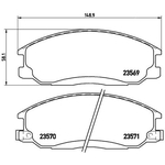 BREMBO Brake Pad Set (P30013) Front Axle